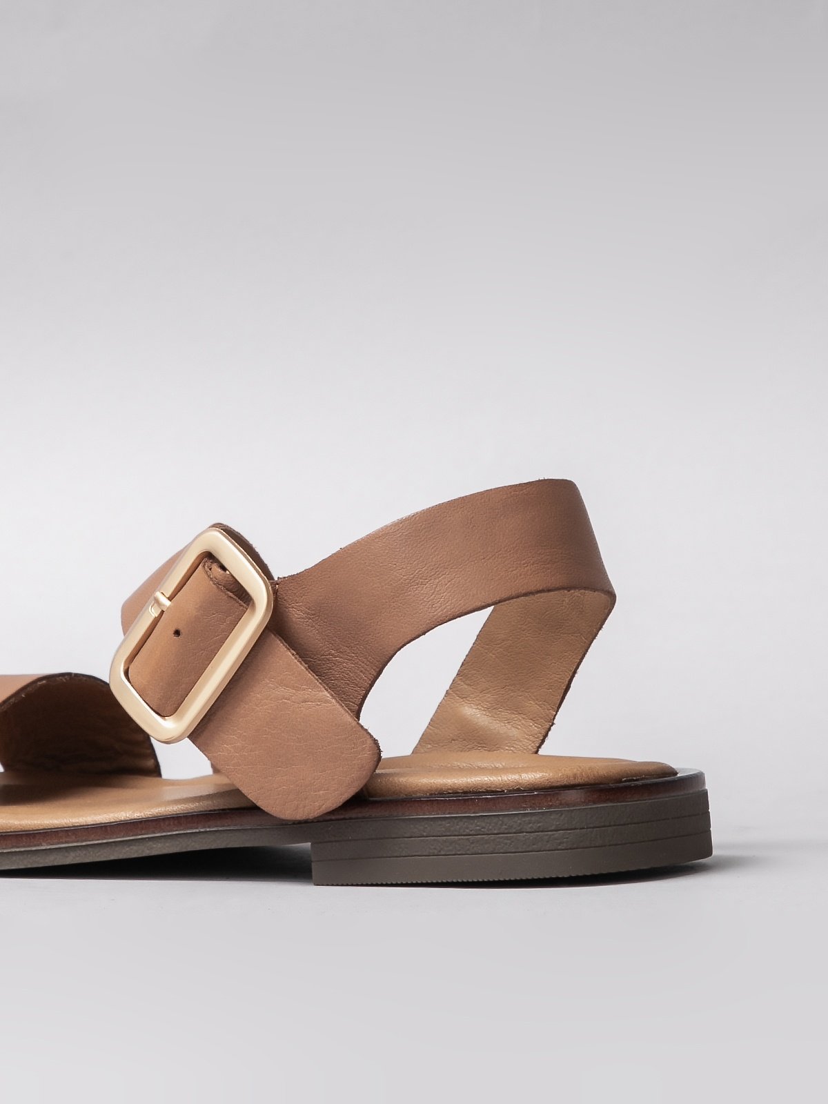 Women's leather sandals-4