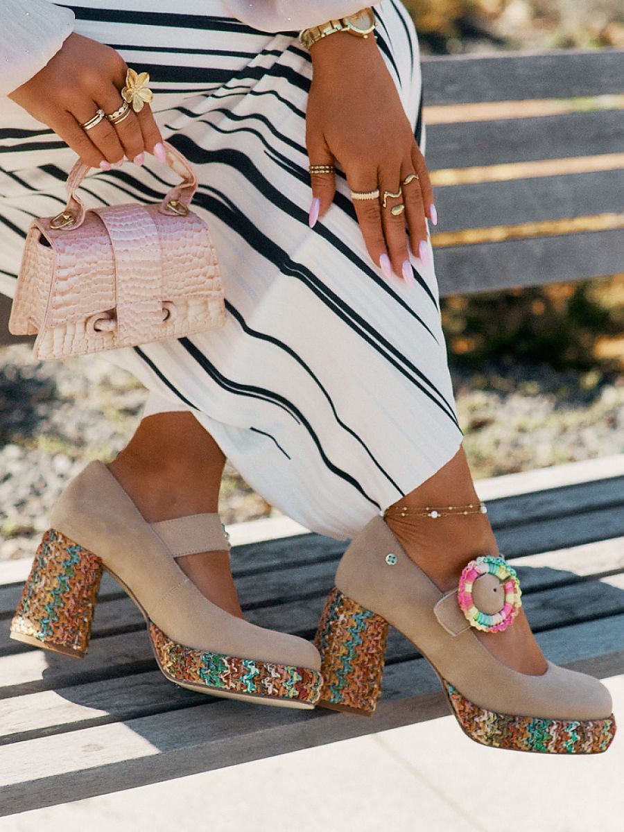 Block heel pumps model 212999 Step in style-0