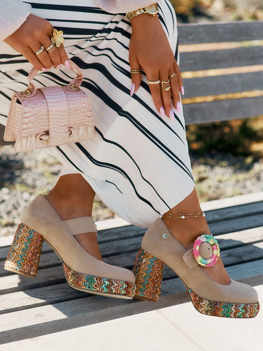 Block heel pumps model 212999 Step in style-0