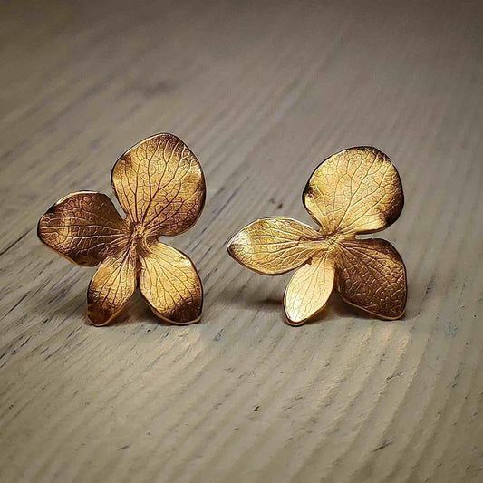 Pendientes Flor de Hortensia-0