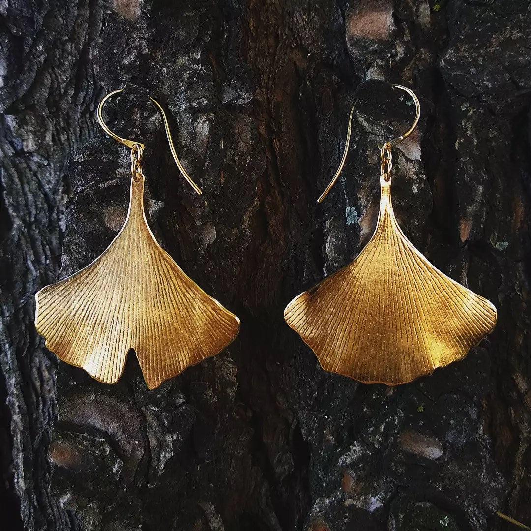 Pendientes Ginkgo Biloba-0